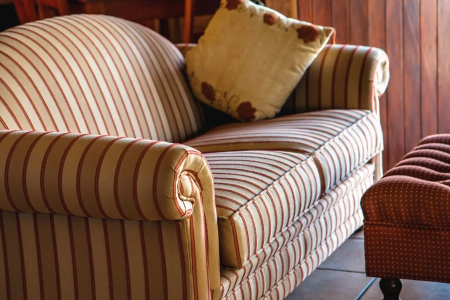 Stripy armchair