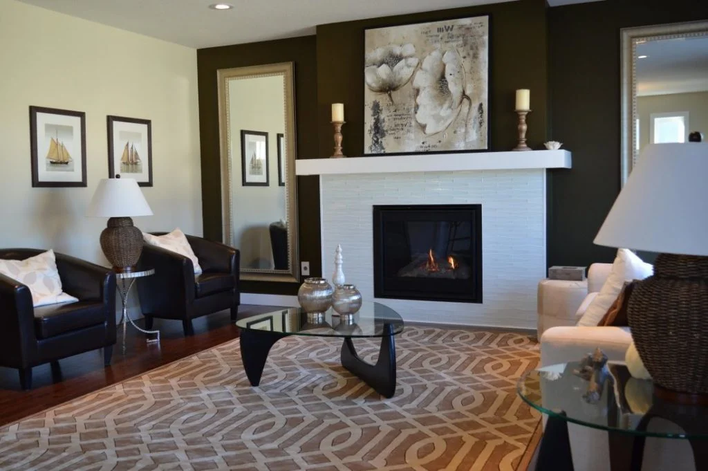 Modern fireplace